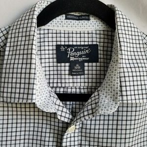 PENGUIN Heritage Slim Fit long sleeve button shirt